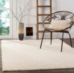 Collection Area Rug - 8' x 10', Ivory, Handmade Wool, Ideal for High Traffic Areas in Living Room, Bedroom