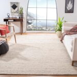 Himalaya Collection Area Rug - 8' x 10', Ivory, Handmade Wool, Ideal for High Traffic Areas in Living Room, Bedroom
